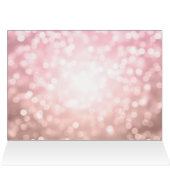 Weddenschap "Dank u" Roos Blush Pink Glitter Light (Binnen Horizontaal (Boven))