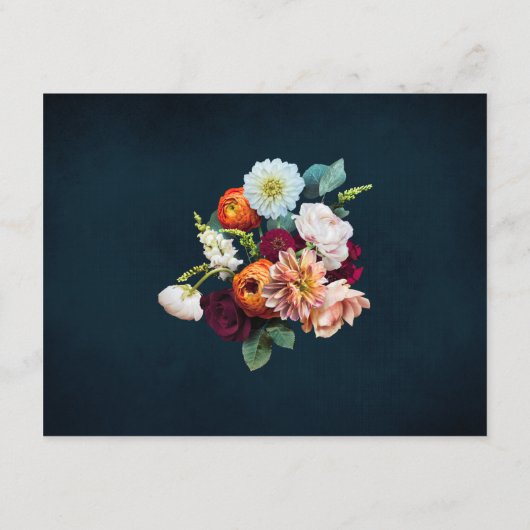 Weddenschap Details Wine Navy Burgundy Enclosure C Informatiekaartje (Achterkant)