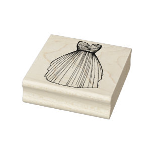 Weddenschap Dress Bride Princess Gown Vrijgezellen Rubberstempel