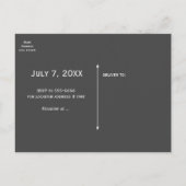 Weddenschap Dress Modern Glamor Vrijgezellenfeest Uitnodiging Briefkaart (Achterkant)