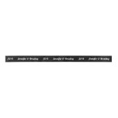 Weddenschap Eenvoudig monogram Elegant Name Persoo Lint (Voorkant)