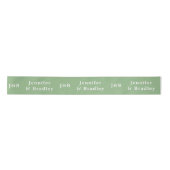 Weddenschap Eenvoudig monogram Elegant Name Persoo Lint (Voorkant)