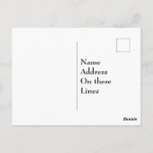 Weddenschap Eenvoudige en elegante anjers Briefkaart (Achterkant)