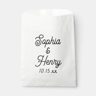 Weddenschap Elegant Script Black Modern Typografie Bedankzakje