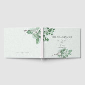 Weddenschap | Elegant Waterverf Eucalyptus Gastenboek (Volledig)