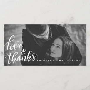 Weddenschap en Bedankt Paar foto