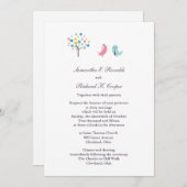 Weddenschap en uitnodiging tot het uitzenden van e (Voorkant / Achterkant)