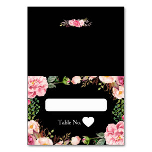 Weddenschap Escort Kaart Roze Romantic Floral Wrap