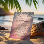 Weddenschap-feest zomerpalmen kaart