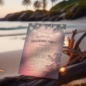 Weddenschap-feest zomerpalmen kaart