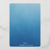 Weddenschap Folie Uitnodiging (Achterkant)