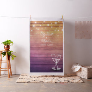 Weddenschap Foto Booth Backdrop Champagne Glass Wo Stof