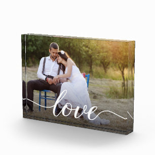 Weddenschap Foto Elegant Love script