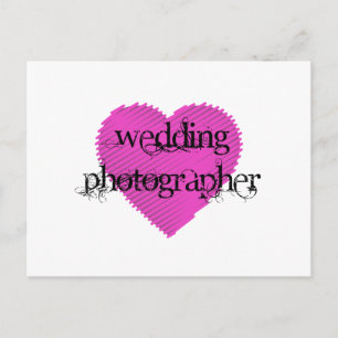 Weddenschap fotograaf briefkaart