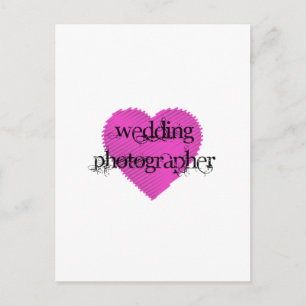 Weddenschap fotograaf briefkaart