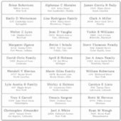 Weddenschap Gastadres Etiket sticker (Voorkant)