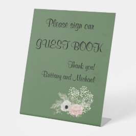 Weddenschap Gastboek Pedestal Sign Reclamebord Met Voetstuk