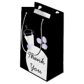 Weddenschap Gewonnen Paars Bedankt voor je cadeaut Klein Cadeauzakje (Achterkant Gekanteld)