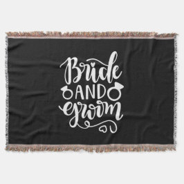 Weddenschap Gift Bride en Groom Deken