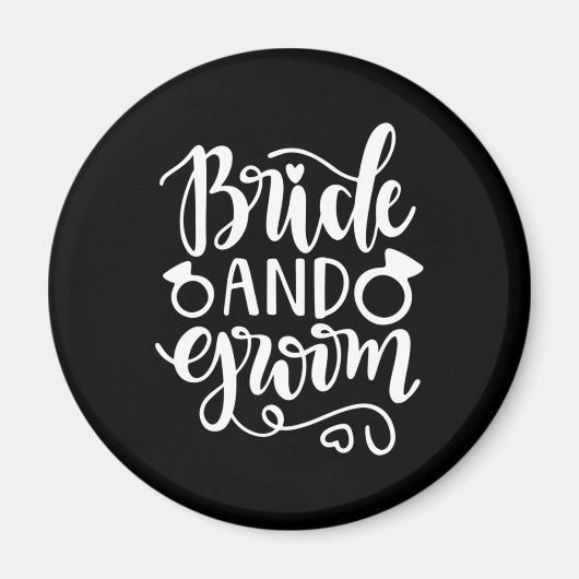 Weddenschap Gift Bride en Groom Magneet (Voorkant)