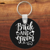 Weddenschap Gift Bride en Groom Sleutelhanger (Voorkant)