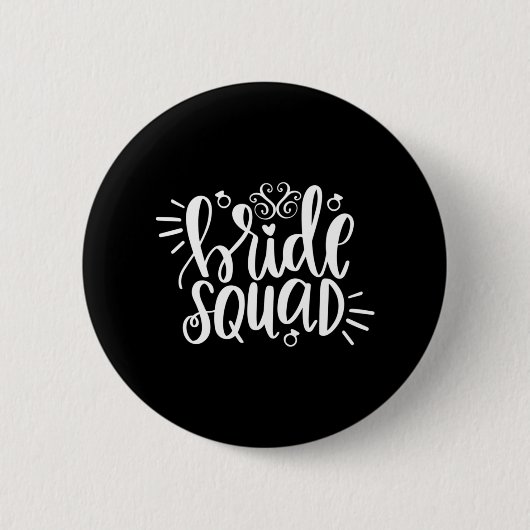 Weddenschap Gift Bride Squad Ronde Button 5,7 Cm (Voorkant)