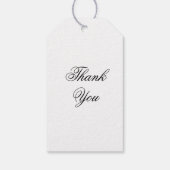 Weddenschap Gift Labels Donker Rode Floral Bouquet Cadeaulabel (Achterkant)