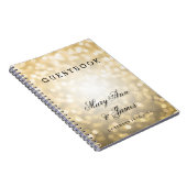 Weddenschap Glitter Lights Notitieboek (Rechterzijde)