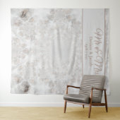 Weddenschap Gold Silver Elegant Photo Booth Backdr Wandkleed (In Situ (horizontaal))