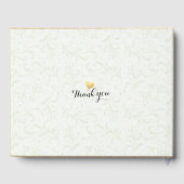 Weddenschap Goud-ananasappelpapier Gastenboek (Achterkant)