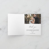Weddenschap Handgeschreven Bedankt 2 Foto's (Binnen)