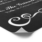 Weddenschap - Handtekening Cocktail-bord Poster (Hoek)