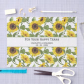Weddenschap Happy Tears Sunflower Tissuepapier (Craft)