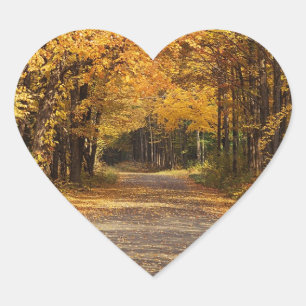 Weddenschap Hart Fall Wedding Autumn Wedding Seals Hart Sticker