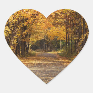 Weddenschap Hart Fall Wedding Autumn Wedding Seals Sticker