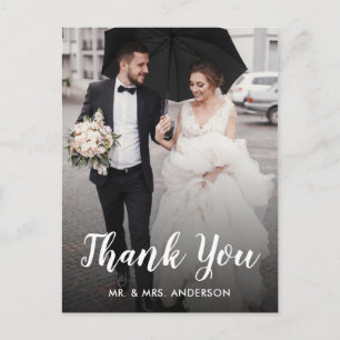 Weddenschap Hartelijk dank Aangepast fotowitscript Briefkaart