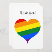 Weddenschap Hartelijk dank Bedankkaart (Voorkant / Achterkant)