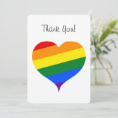 Weddenschap Hartelijk dank Bedankkaart (Staand voorkant)