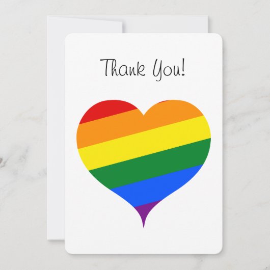 Weddenschap Hartelijk dank Bedankkaart (Voorkant)