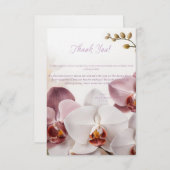 Weddenschap Hartelijk dank Bedankkaart (Voorkant / Achterkant)