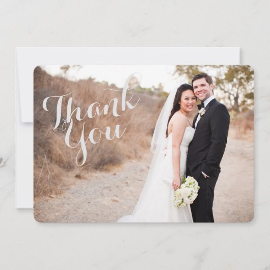 Weddenschap Hartelijk dank Bedankkaart (Voorkant)
