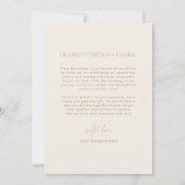 Weddenschap Hartelijk dank | Boho Arch Foto bedank Kaart (Achterkant)