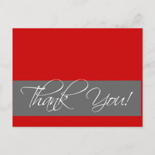 Weddenschap Hartelijk dank Briefkaarten Rode grijs
