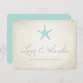 Weddenschap Hartelijk dank, elke bruiloft Kaart (Voorkant / Achterkant)