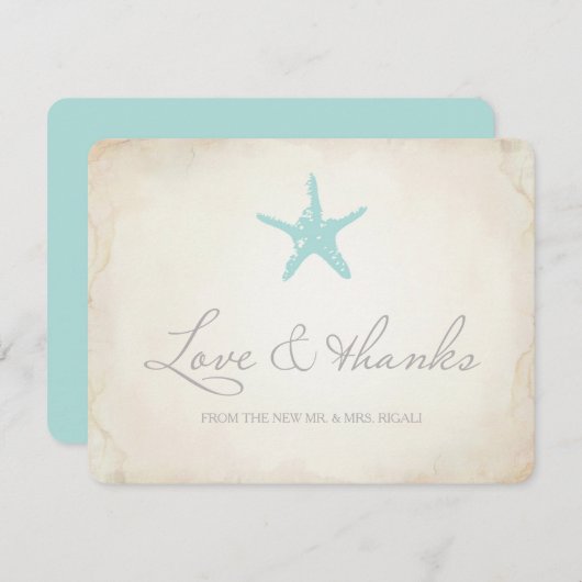 Weddenschap Hartelijk dank, elke bruiloft Kaart (Voorkant / Achterkant)