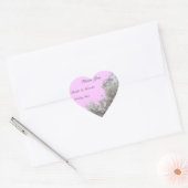 Weddenschap Hartelijk dank Hart Sticker (Envelop)