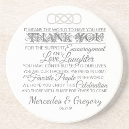 Weddenschap Hartelijk dank Onderzetters