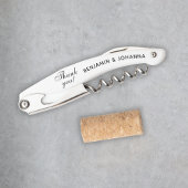 Weddenschap Hartelijk dank voor Bride Groom Names Kurkentrekker