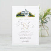 Weddenschap - Historisch gebouw in Waterverf Kaart (Staand voorkant)