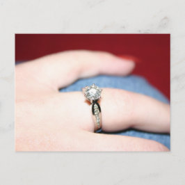 Weddenschap Ik zei ja Briefkaart